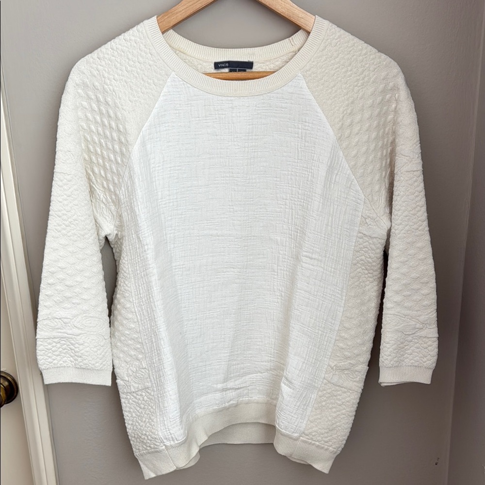Vince Women's Textured Top Size M